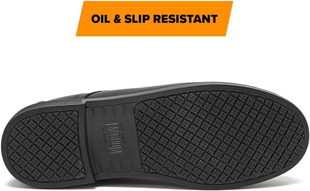 ACTIVE DUTY Oxford Men's Work Shoe in Black, alternate view 5