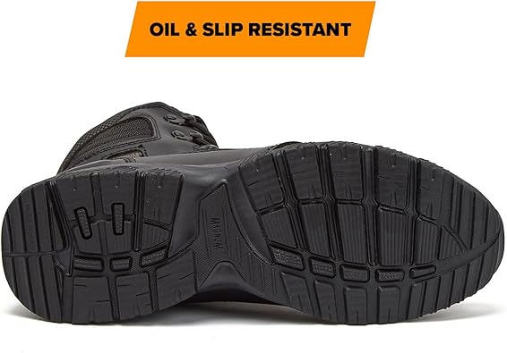 MAG LYNX 8" Police & Law Enforcement Tactical Boot SZ WP in Black, alternate view 5