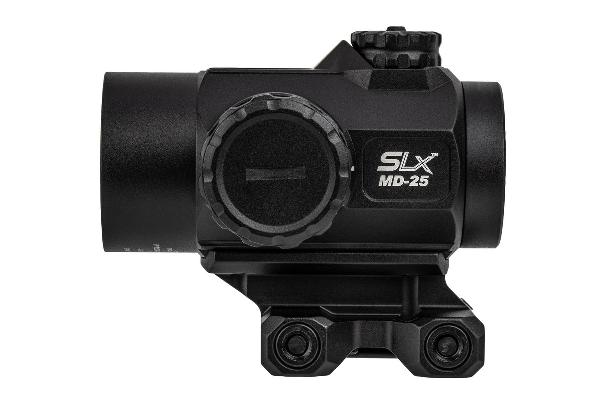 SLx MD-25 Rotary Knob 25mm Microdot Gen II with AutoLive - 2 MOA Red Dot - HR Tactical Innovations