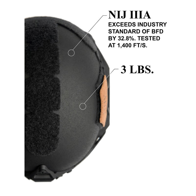 ATE® GEN2 Ballistic Helmet | NIJ IIIA High-Cut - Hard Head Veterans, alternate view 30