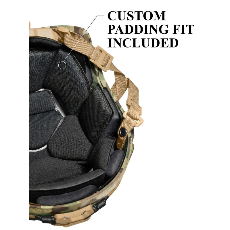 ATE® GEN2 Ballistic Helmet | NIJ IIIA High-Cut - Hard Head Veterans, alternate view 25