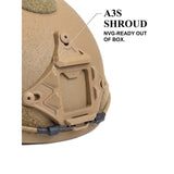 ATE® GEN2 Ballistic Helmet | NIJ IIIA High-Cut - Hard Head Veterans in Multicam, alternate view 8