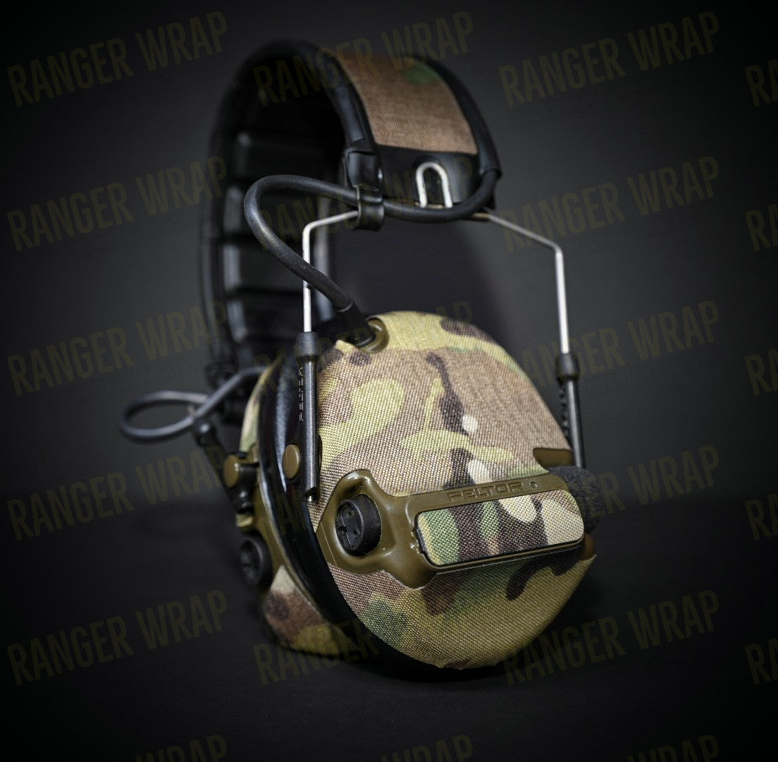 Peltor COMTAC III-VI - Ear Pro Wrap in Cordura Fabric in Arid Multicam, alternate view 5