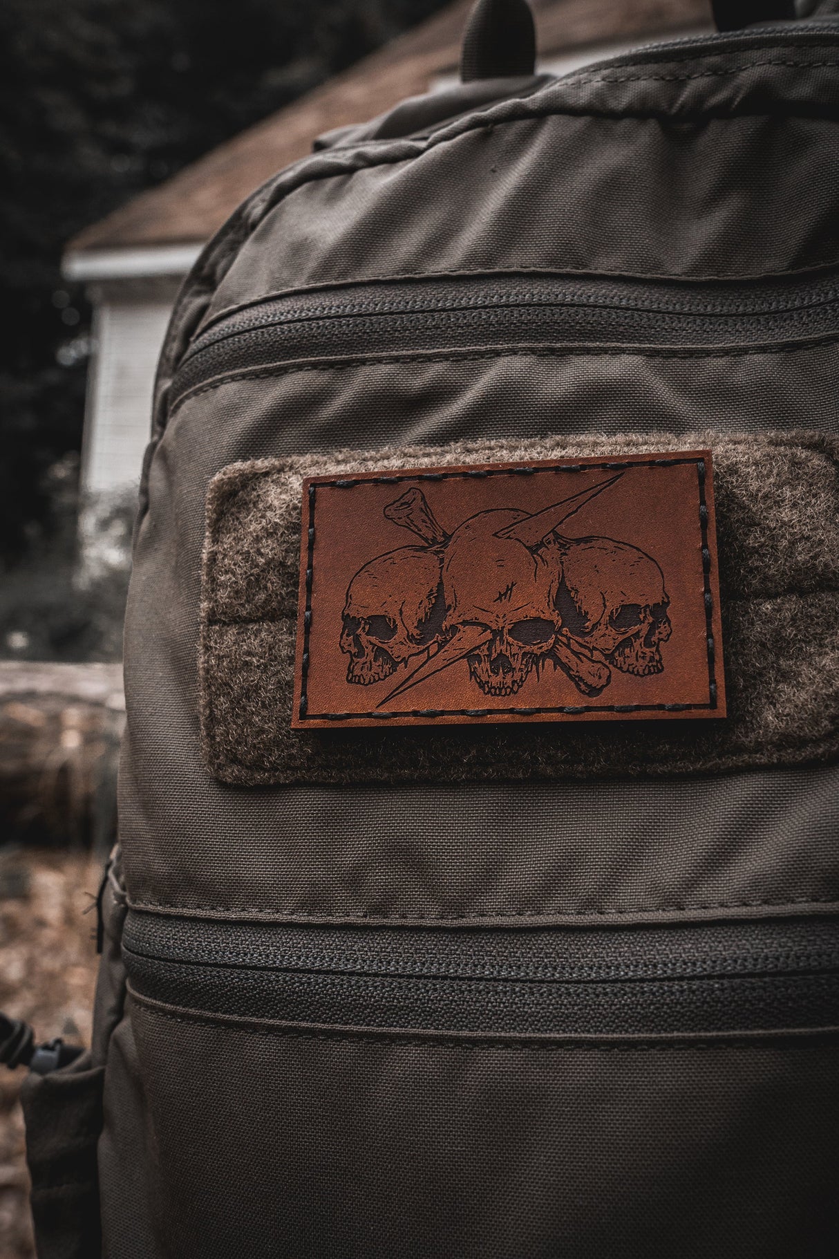 Power in Death Leather Patch, alternate view 2