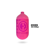 "Skeleton Air" Hyperlight Air Tank 80ci - Monochrome – Red / Red — alternate view 3