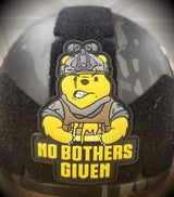 No Bothers Given Tactical Pooh Bear PVC Patch - Embrace the Honey Hunt, alternate view 4
