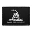 Don't Tread On Me - Black and White - Removable Patch