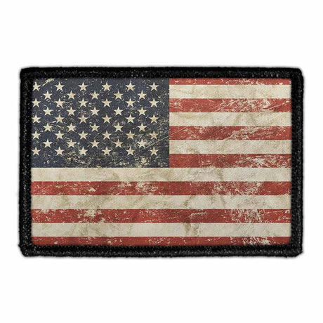 American Flag - Distressed - Removable Patch