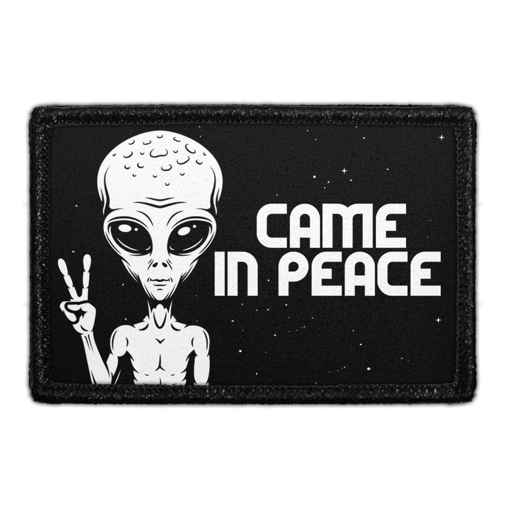 Alien Came in Peace Removable Patch