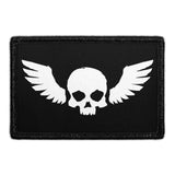 Winged Skull Removable Patch