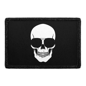 Skull With Sunglasses Removable Patch