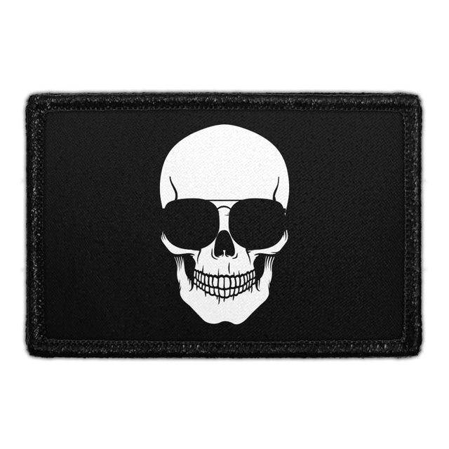 Skull With Sunglasses Removable Patch