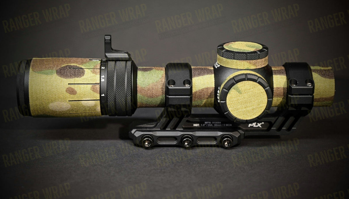 Primary Arms Compact PLx 1-8 FFP - Optic Wrap in Cordura Fabric in Desert Tiger Stripe, alternate view 2