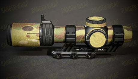 Primary Arms Compact PLx 1-8 FFP - Optic Wrap in Cordura Fabric in Desert Tiger Stripe, alternate view 2