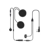 Competition/Race In-Helmet & Push To Talk Kit - 2 Pin Kenwood, Baofeng, BTECH, Rugged Radios, Diga-Talk, TYT, AnyTone, Alinco, Relm/BK Radio, Quansheng, Wouxon, Retevis, Rocky Talkie Mountain Radio