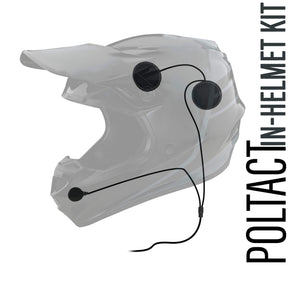 Competition/Race In-Helmet & Push To Talk Kit - 2 Pin Kenwood, Baofeng, BTECH, Rugged Radios, Diga-Talk, TYT, AnyTone, Alinco, Relm/BK Radio, Quansheng, Wouxon, Retevis, Rocky Talkie Mountain Radio