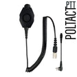 Tactical Radio Amplified Adapter/PTT for Headset(Hirose): Gentex, Ops-Core, OTTO, 3M Peltor ComTac, XPI, MSA, Helicopter, & More - Only for Baofeng, BTECH GMRS-PRO & UV-PRO