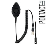 Tactical Radio Adapter/PTT for Headset Quick Disconnect(Hirose): NATO/Military Wiring, Gentex, Ops-Core, OTTO, Select Peltor Models, Helicopter & More - BaoFeng: UV9G, UV9R/Plus, UV9R Pro, BF-A58, BF-558, BF-N9, UV-XR, GT-3WP, BF-9700, UV-5S, BF-R760