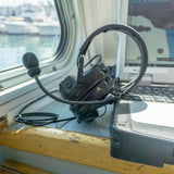 PolTact V1 Tactical Comms Headset mit aktivem Gehörschutz – 2 Pin Kenwood, Baofeng, BTECH, Rugged Radios, Diga-Talk, TYT, AnyTone, Alinco, Relm/BK Radio, Quansheng, Wouxon, Retevis