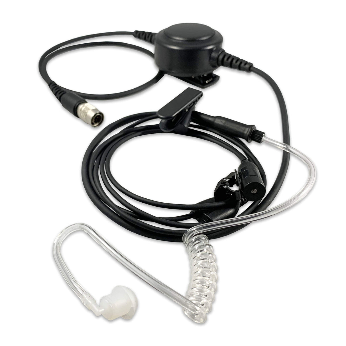 Tactical Mic / Earpiece / PTT Kit With Quick Disconnect (Hirose) Connector - BaoFeng: UV9G, UV9R, UV9R Plus, UV9R Pro, BF-A58, BF-558, BF-N9, UV-XR, GT-3WP, BF-9700, UV-5S, BF-R760, UV-82WP