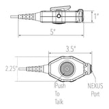 Taktisches In-Helm- & Push-To-Talk-Kit – BaoFeng: UV9G, UV9R, UV9R Plus, UV9R Pro, BF-A58, BF-558, BF-N9, UV-XR, GT-3WP, BF-9700, UV-5S, BF-R760, UV-82WP