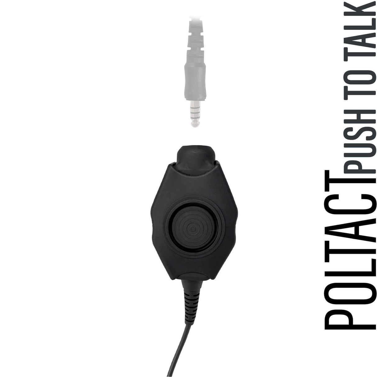Tactical Radio Adapter/PTT for Headset Quick Disconnect(Hirose): NATO/Military Wiring, Gentex, Ops-Core, OTTO, Select Peltor Models, Helicopter & More - BaoFeng: UV9G, UV9R/Plus, UV9R Pro, BF-A58, BF-558, BF-N9, UV-XR, GT-3WP, BF-9700, UV-5S, BF-R760