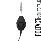 Tactical Radio Amplified Adapter/PTT for Headset(Hirose): Gentex, Ops-Core, OTTO, 3M Peltor ComTac, XPI, MSA, Helicopter, & More - Only for Baofeng, BTECH GMRS-PRO & UV-PRO