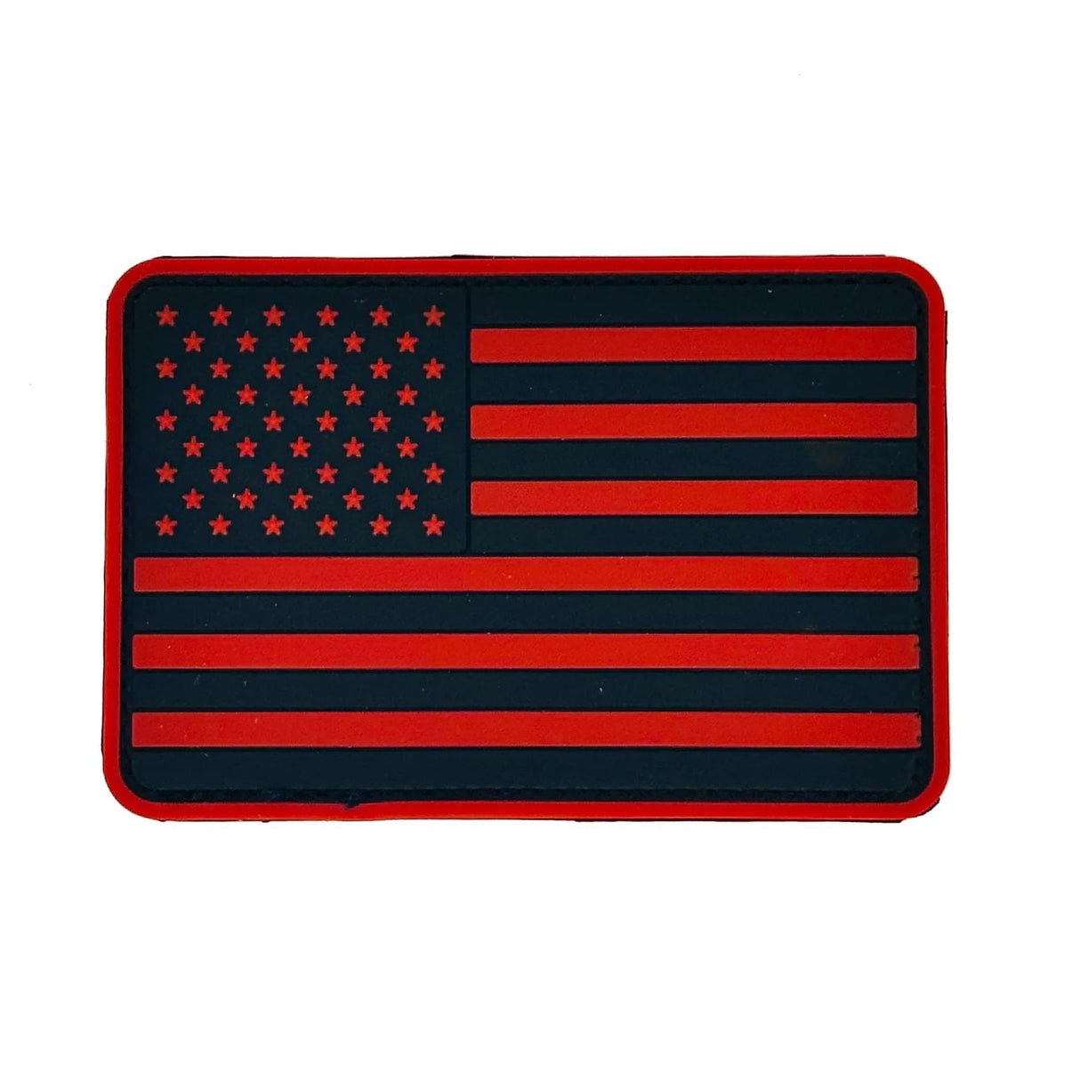 US Flag - Rounded Corners - 2"x3" PVC Patch (USA Made), alternate view 6