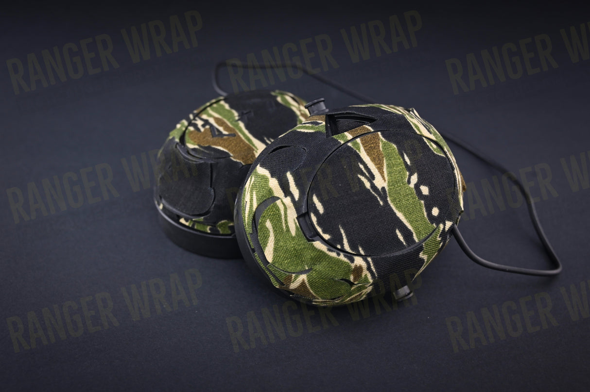 Peltor Sport Tactical 500 - Ear Pro Wrap in Cordura Fabric in Black Multicam, alternate view 2
