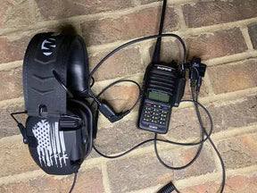 SMC (Shoot, Move Communicate) Baofeng UV9R, GT-3WP Cable to Connect to Electronic Earmuffs by Tigrett Outdoors – Clip only