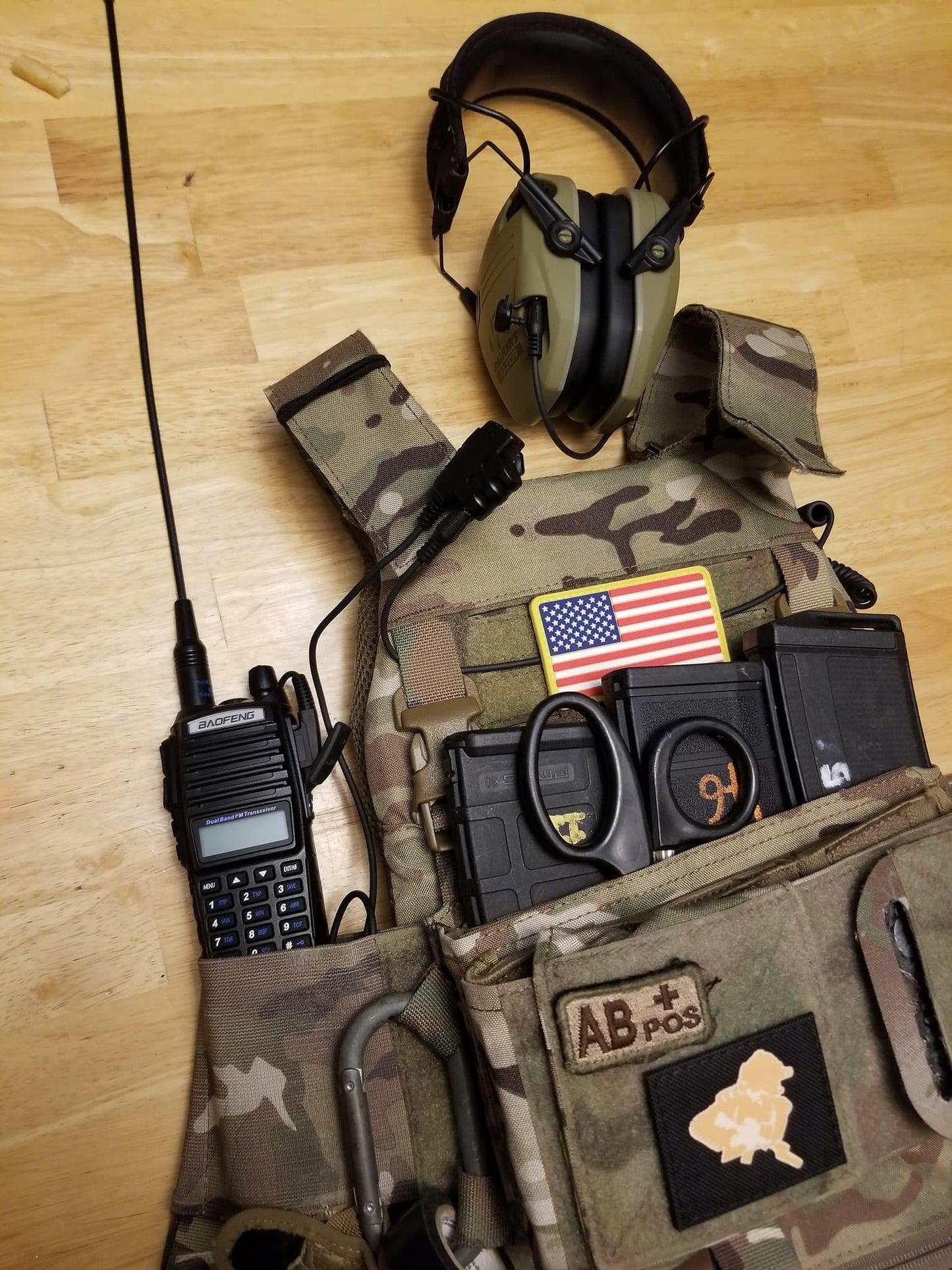 SMC (Shoot, Move, Communicate) Baofeng, Yaesu radios to Auxiliary Port for Electronic Earmuffs - HR Tactical Innovations