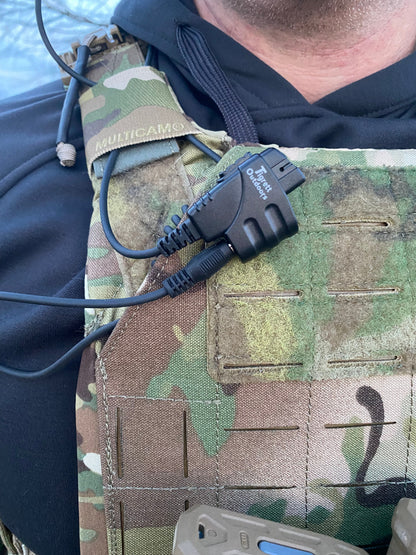 SMC (Shoot, Move, Communicate) Baofeng, Yaesu radios to Auxiliary Port for Electronic Earmuffs - HR Tactical Innovations