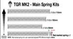 TGR2 VELOCITY SPRING KIT (4X SPRINGS) - HR Tactical Innovations