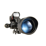 Pinty Nova 3-in-1 4-12x50 SFP Rifle Scope Combo