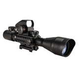 Pinty Nova 3-in-1 4-12x50 SFP Rifle Scope Combo