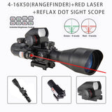 Pinty Nova 3-in-1 4-12x50 SFP Rifle Scope Combo