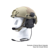 PolTact V1 Taktisches Kommunikations-Headset mit aktivem Gehörschutz - BaoFeng: UV9G, UV9R, UV9R Plus, UV9R Pro, BF-A58, BF-558, BF-N9, UV-XR, GT-3WP, BF-9700, UV-5S, BF-R760, UV-82WP