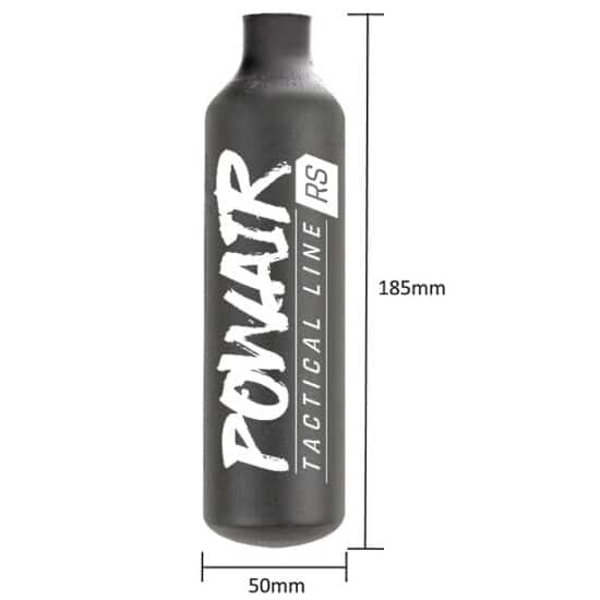 PowAir Tactical Line RS 15ci  4500 PSI Paintball Air Tank - HR Tactical Innovations