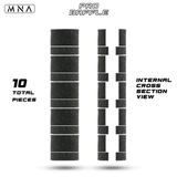 Airsoft Mock Suppressor Foam Set, Reinforced | 4in Tracer, alternate view 2