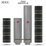 Airsoft Mock Suppressor Foam Set, Pro Baffle Set