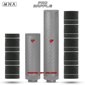 Airsoft Mock Suppressor Foam Set, Pro Baffle Set