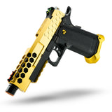 MNA Project Portoro Black and Gold Custom Hi-CAPA Airsoft Pistol, alternate view 2