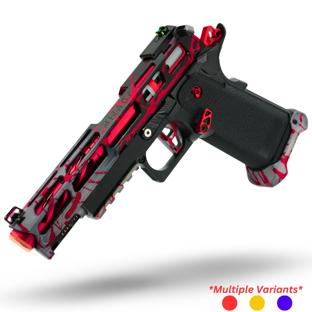 MNA Project Shatter Custom Anodized Tokyo Marui Hi-CAPA 5.1 Airsoft Pistol in Red