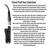 Tactical Amplified PTT(Straight Cable) for Headset w/ Quick Disconnect (Hirose): NATO/Military Wiring, Ops-Core, OTTO, Select Peltor Models, Helicopter - 2 Pin Kenwood, Baofeng, BTECH, Rugged Radios, Diga-Talk, TYT, AnyTone, Alinco, Relm/BK Radio, Retevis