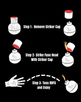 RDFG Airsoft Friction Grenade, alternate view 2
