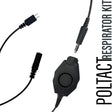 Respirator Mask PTT Kit- BaoFeng: UV9G, UV9R, UV9R Plus, UV9R Pro, BF-A58, BF-558, BF-N9, UV-XR, GT-3WP, BF-9700, UV-5S, BF-R760, UV-82WP