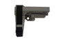 SB Tactical SBA3 AR Pistol Stabilizing Brace / - No Receiver Extension – Olive Drab — alternate view 2