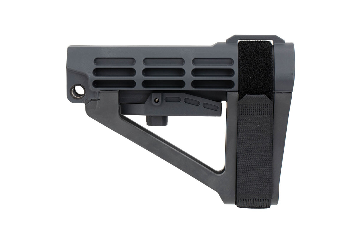 SB Tactical SBA4 Adjustable Pistol Stabilizing Brace in Gray, alternate view 4