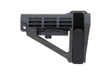 SB Tactical SBA4 Adjustable Pistol Stabilizing Brace in Gray, alternate view 4