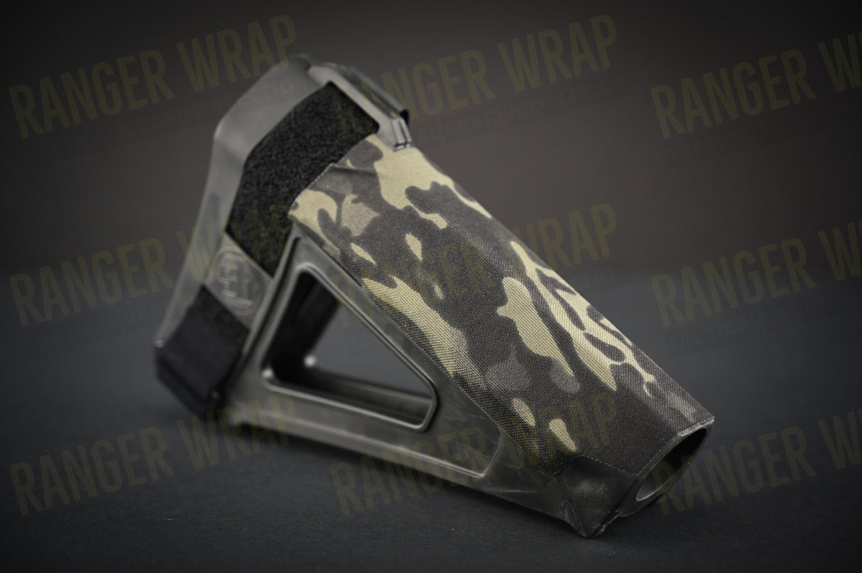SB Tactical SBM4 Brace Wrap - in Cordura Fabric in Desert Tiger Stripe, alternate view 2